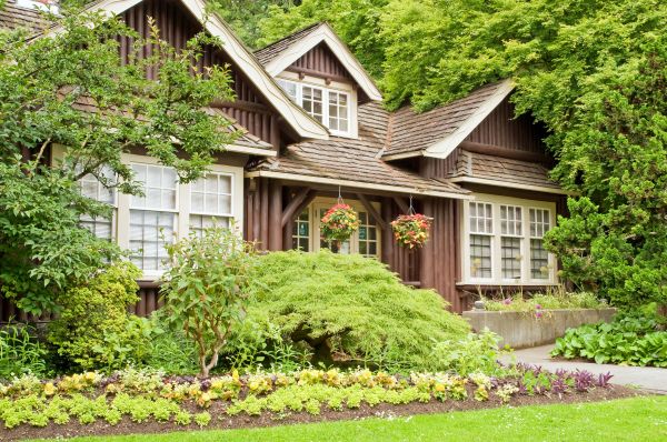 Log Home Landscaping in Boerne